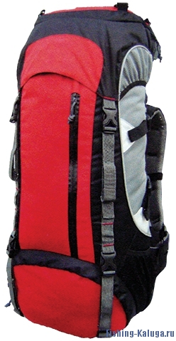 Рюкзак WoodLand TRAVEL 75L (красный/серый/св.серый)