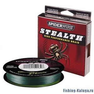 Леска плетеная SPIDERWIRE "STEALTH" 0.35mm (137m)(30.72kg)(темно-зеленая)