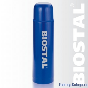         Термос Biostal NВ-1000 С 1,0л  (узкое горло, кнопка) Синий